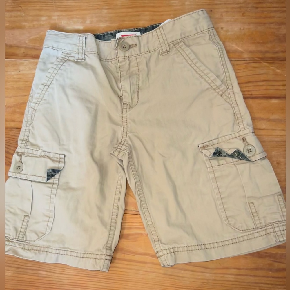 Boys Levi Khaki Cargo sz 7